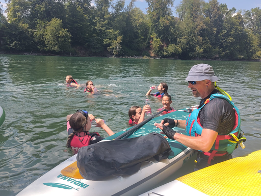 SUP auf der Aare