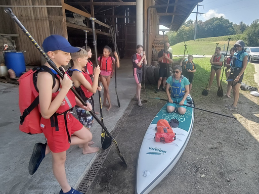 SUP auf der Aare