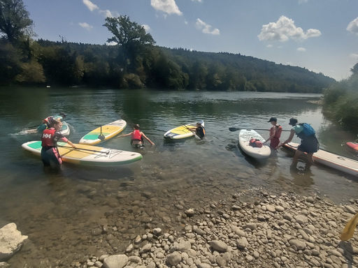 SUP auf der Aare
