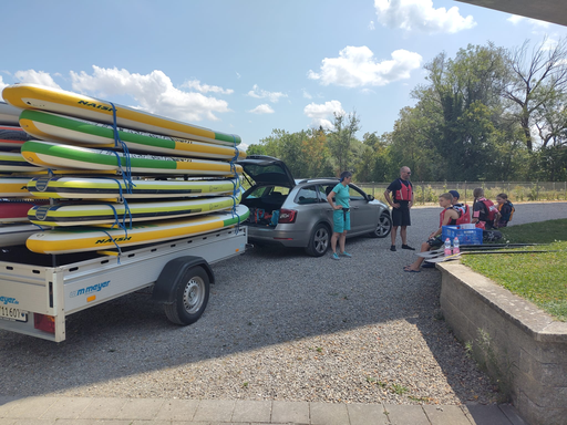 SUP auf der Aare