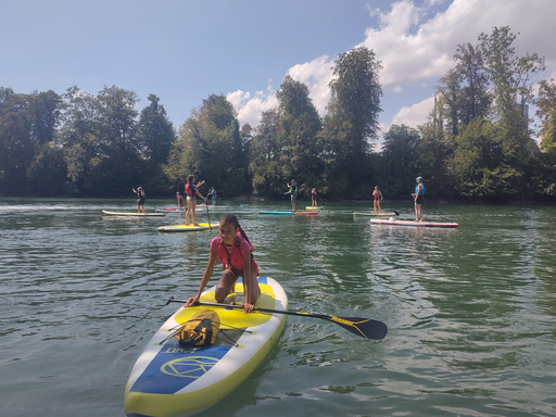 SUP auf der Aare
