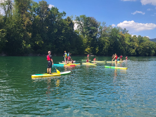 SUP auf der Aare