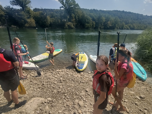 SUP auf der Aare