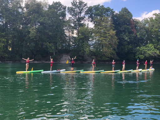 SUP auf der Aare