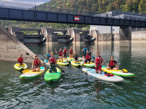 SUP auf der Aare