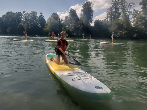 SUP auf der Aare
