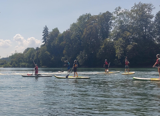 SUP auf der Aare