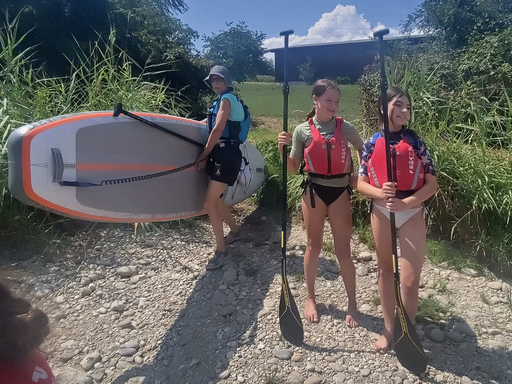 SUP auf der Aare